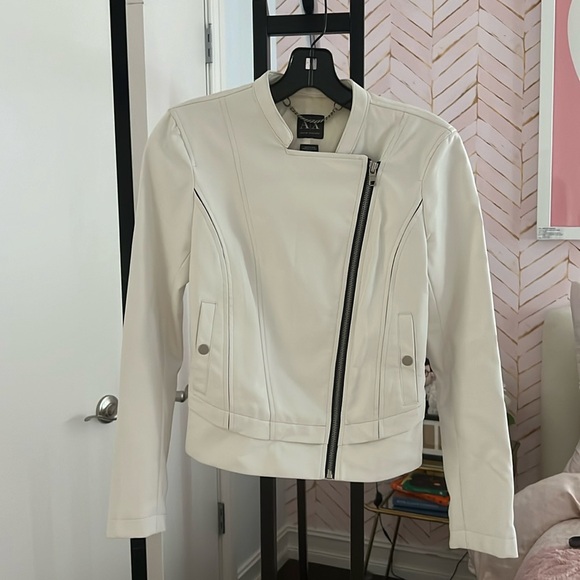 Armani Exchange pleather biker jacket - Picture 1 of 4